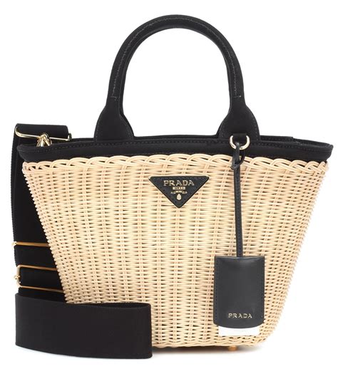 prada straw shopping bag|designer straw tote bags.